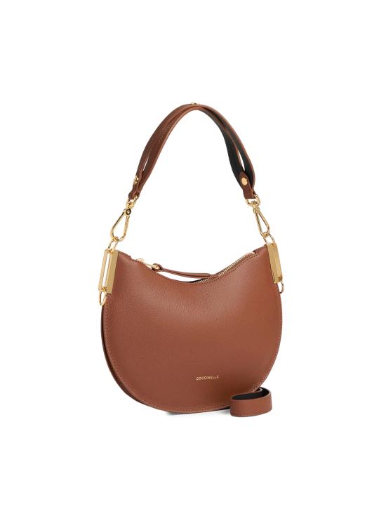 26SS 코치넬리 숄더백 E1QKF130201 682 Cognac noir - COCCINELLE