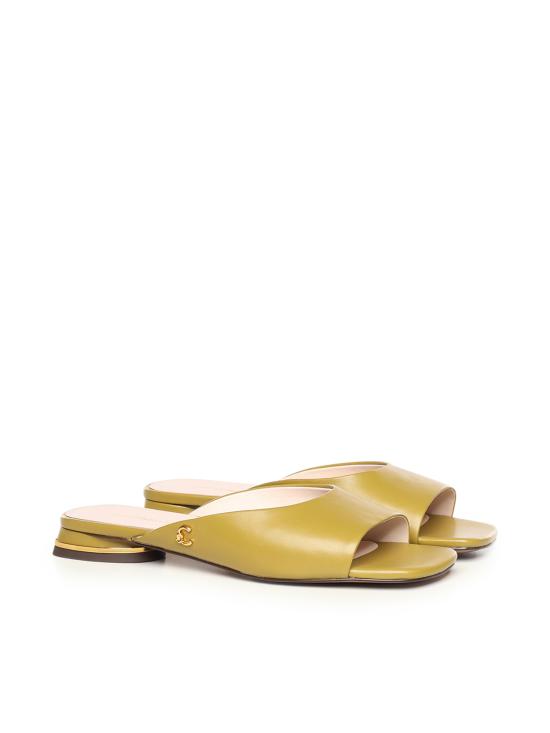 26SS 코치넬리 뮬/슬리퍼 E4U1L170201 G43 SEAGRASS - COCCINELLE