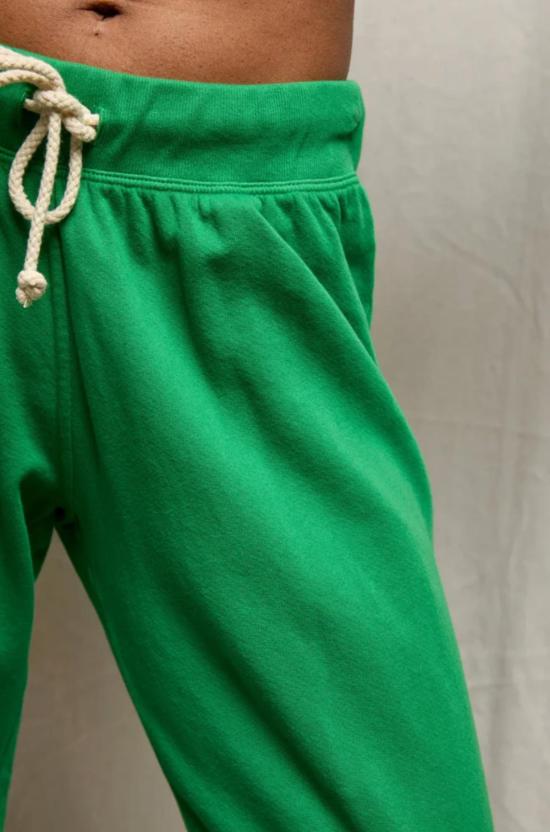  퍼펙트 화이트 티 트레이닝/조거 팬츠 퍼펙트화이트티 자메이카 플리스 드로스트링 크롭 스웨트팬츠 그래스 - PERFECT WHITE TEE