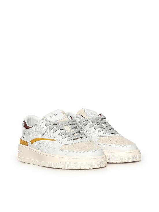 26SS 데이트 스니커즈 M441 TO COWU WHITE MUSTARD - D.A.T.E.