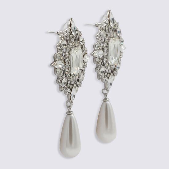  셀프 포트레이트 이어링 자화상 실버 및 진주 귀걸이 실버 - SELF PORTRAIT