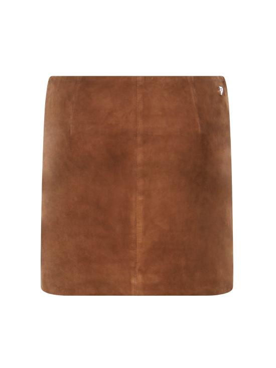 26SS 돈답 숏 스커트 G625 PL0586DXXX016 Hazelnut - DONDUP