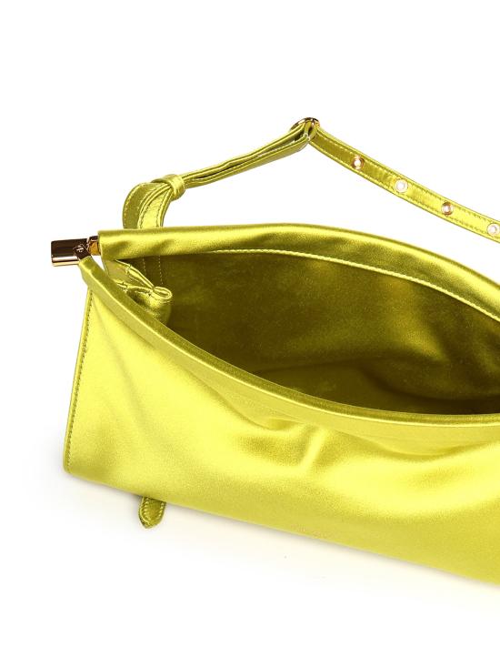 26SS 알라이아 르 클릭 이스트 웨스트 레더 스몰백 AA1S01426A024 244 LIME - ALAIA