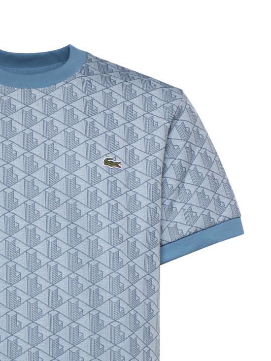 26SS 라코스테 반팔 티셔츠 TH1197 1QI Blue - LACOSTE