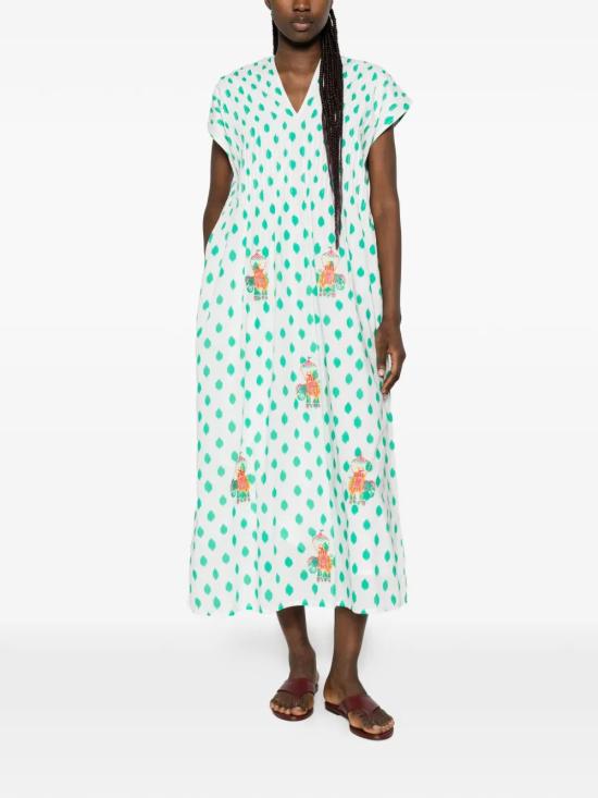 26SS NIMO 미디 원피스 SEACALEEMERALDDOTSELEPHANT White - OTHER BRANDS