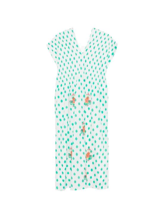 26SS NIMO 미디 원피스 SEACALEEMERALDDOTSELEPHANT White