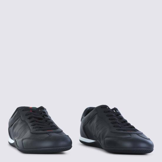  구찌 스니커즈 가죽  블랙 - GUCCI