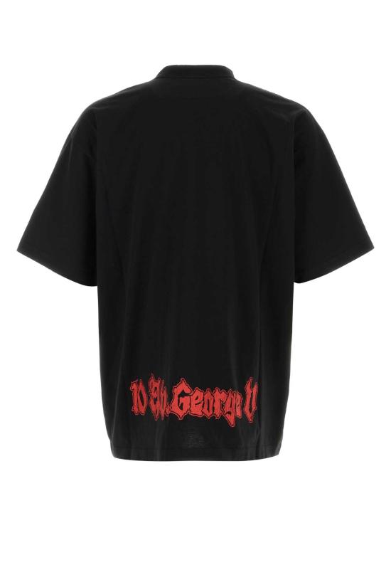 26SS 발렌시아가 반팔 티셔츠 764235TUVD5 1000 Black - BALENCIAGA