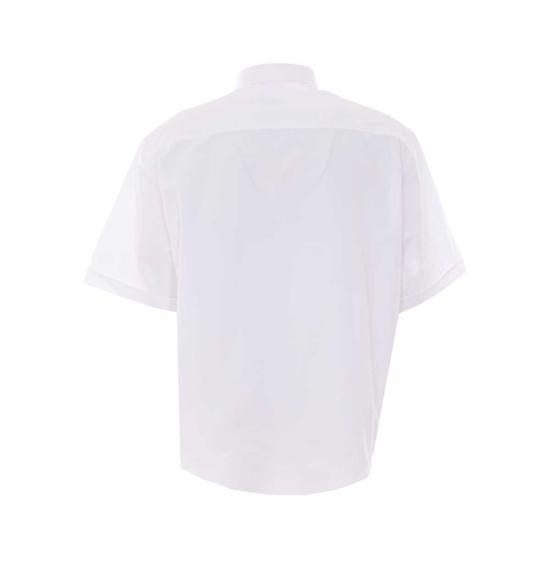  아미 반팔 셔츠 Ami Alexandre Mattiussi Ami De Coeur 반팔 셔츠 화이트 - AMI