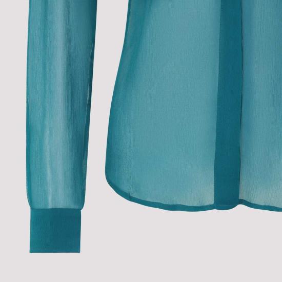  드리스 반 노튼 블라우스 Dries Van Noten Chowsa  가솔린 - DRIES VAN NOTEN