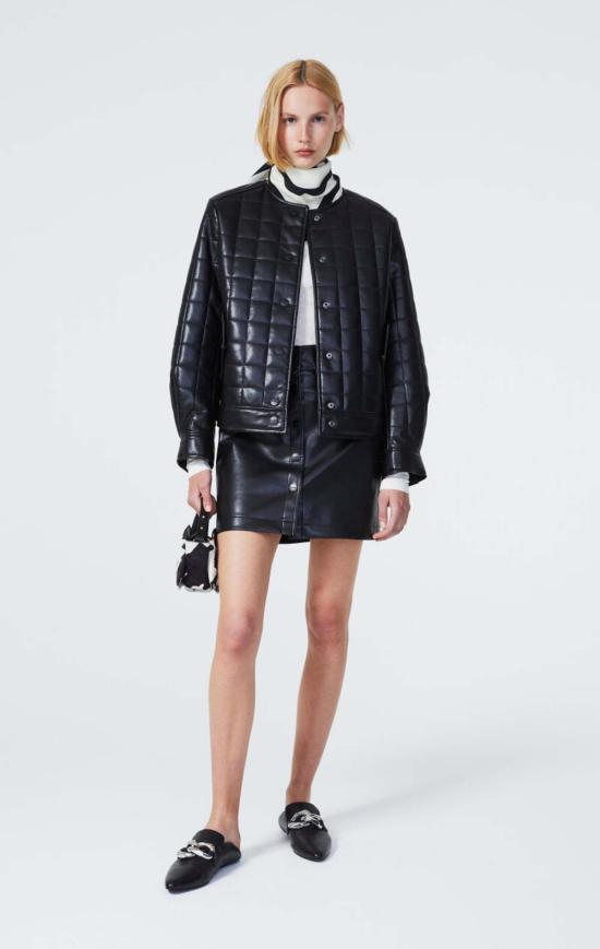  로데브예 숏 스커트 로데비에르 미니 레더 스커트 - RODEBJER