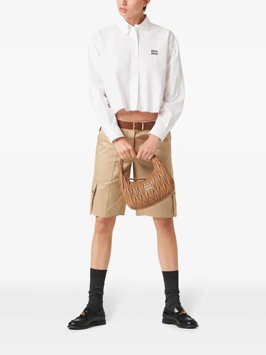 26SS 미우미우 셔츠 MK165910RGSOOOF0009 White - MIU MIU