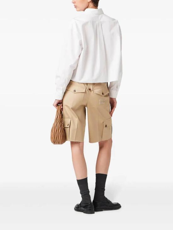 26SS 미우미우 셔츠 MK165910RGSOOOF0009 White - MIU MIU