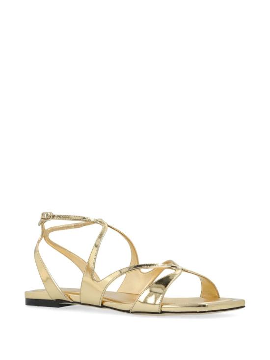 26SS 지미추 샌들 AYLAFLATQUIGOLD Gold - JIMMY CHOO