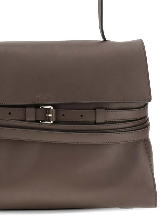26SS 모스키노 토트백 MC4162PP1OOA0301 Dark Brown - MOSCHINO