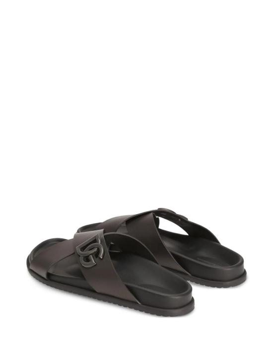 26SS 돌체앤가바나 뮬/슬리퍼 A80525A9Q678H042 Dark Brown - DOLCE & GABBANA