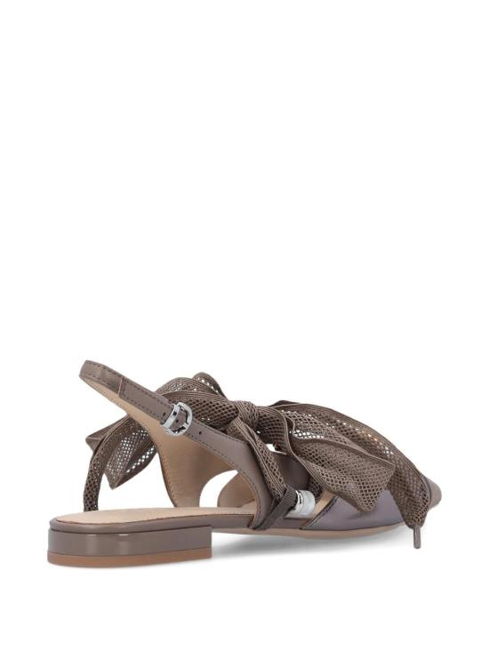 26SS 핑코 플랫 슈즈 SD0547P003M28 Brown - PINKO