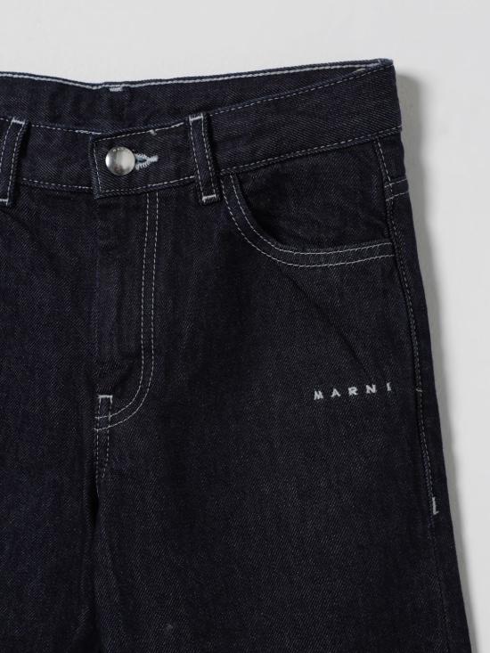 26SS [키즈] 마르니 진 M01706M00WH 0M01 Blue - MARNI