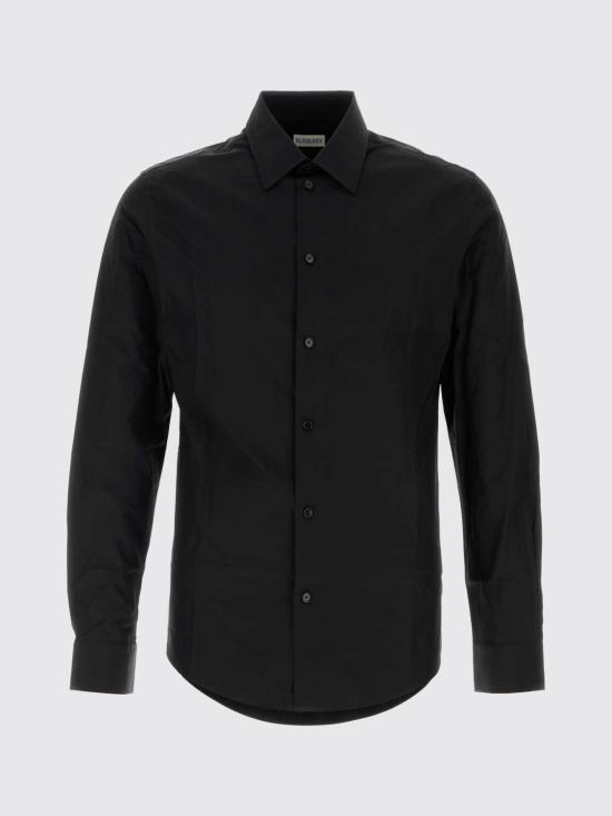 26SS 버버리 코튼 셔츠 8091925 Black - BURBERRY