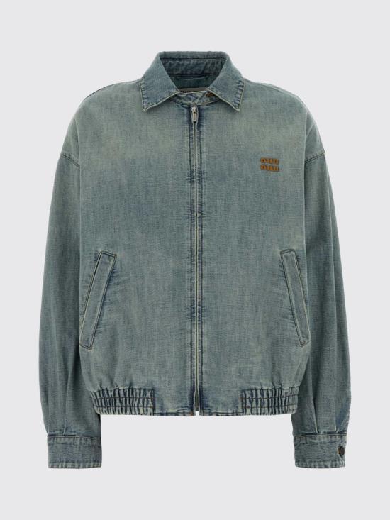 26SS 미우미우 데님 자켓 GWB149SOOO18JI F0076 Sky Blue