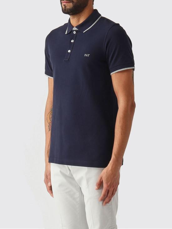 26SS 페이 폴로 티셔츠 NPMB252140STDWB201 U806 Navy - FAY