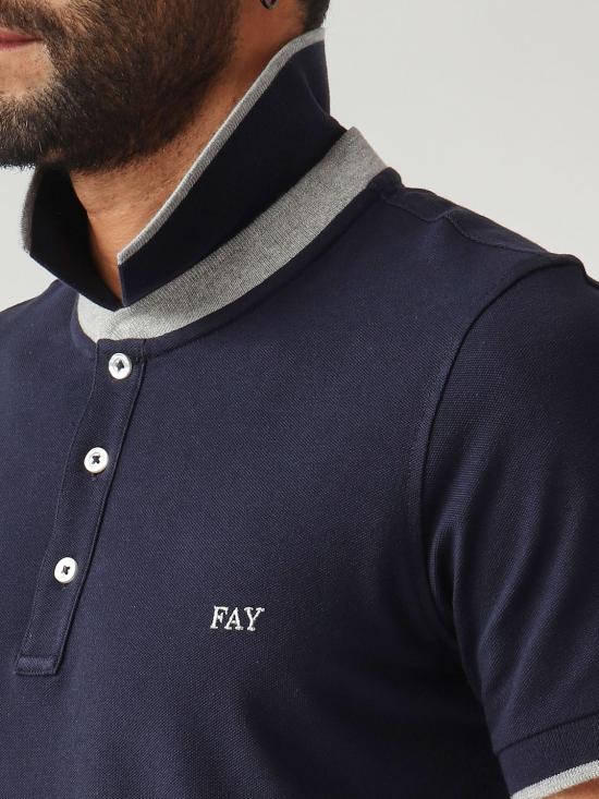 26SS 페이 폴로 티셔츠 NPMB252140STDWB201 U806 Navy - FAY
