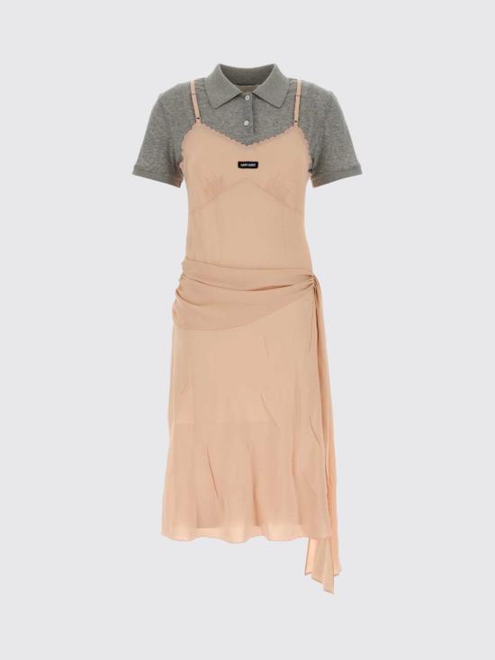 26SS 미우미우 미디 원피스 MF6119SOOO18JK F04W7 Peach