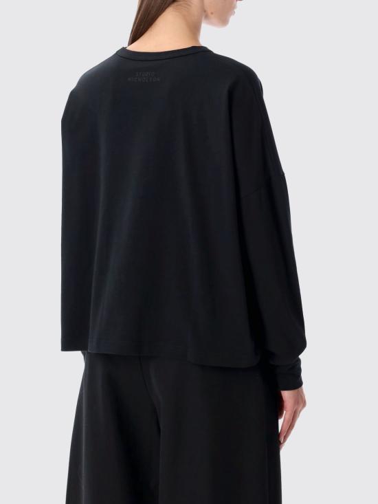 26SS 스튜디오 니콜슨 긴팔 티셔츠 LOOP1618 Black - STUDIO NICHOLSON