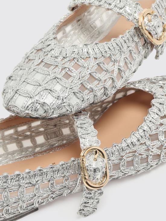 26SS 트윈셋 플랫 슈즈 261TGT074 00995 Silver - TWINSET