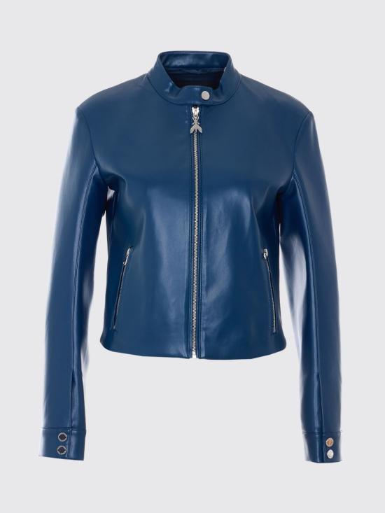 26SS 파트리지아페페 가죽 자켓 8O0223E005 CA97 Blue - PATRIZIA PEPE