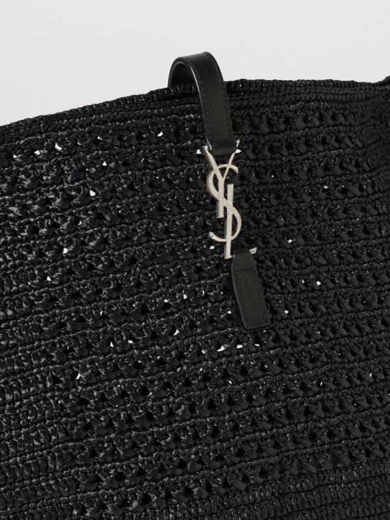 26SS 생로랑 LE 5 A 7 마크라메 미디엄백 778827GAAEN 1000 Black - SAINT LAURENT
