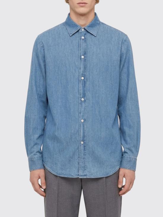 26SS 질샌더 데님 셔츠 J21DL0272J45348 010 Grey