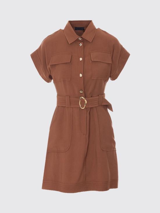 26SS 리우조 미디 원피스 CA6299T2508 09032 Brown - LIU JO