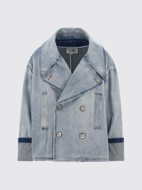 26SS MM6 메종마르지엘라 데님 자켓 S52AM0357M30055 962 Blue - MM6 MAISON MARGIELA