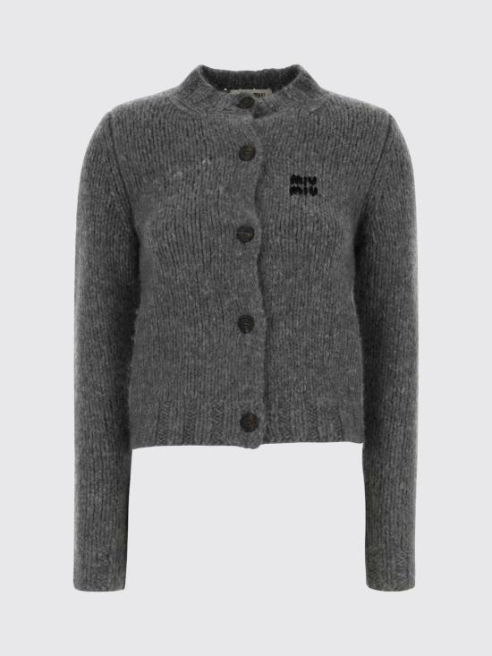 26SS 미우미우 가디건 MMF00JSOOO18SQ F0031 Grey