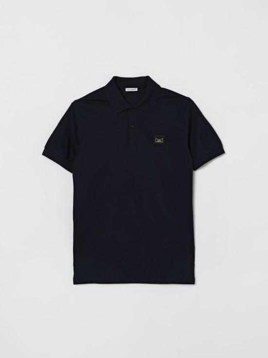 26SS [키즈] 돌체앤가바나 폴로 셔츠 L4JTCXG7P1S B0665 Blue