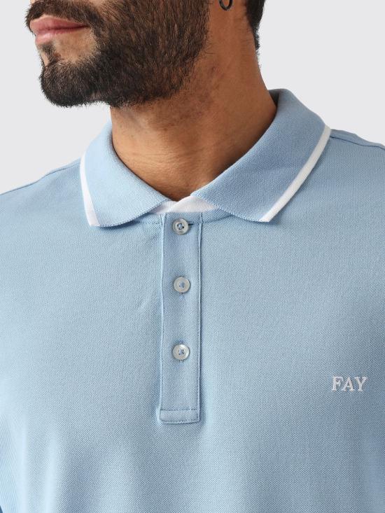26SS 페이 폴로 티셔츠 NPMB252140STDWB201 U600 Sky Blue - FAY
