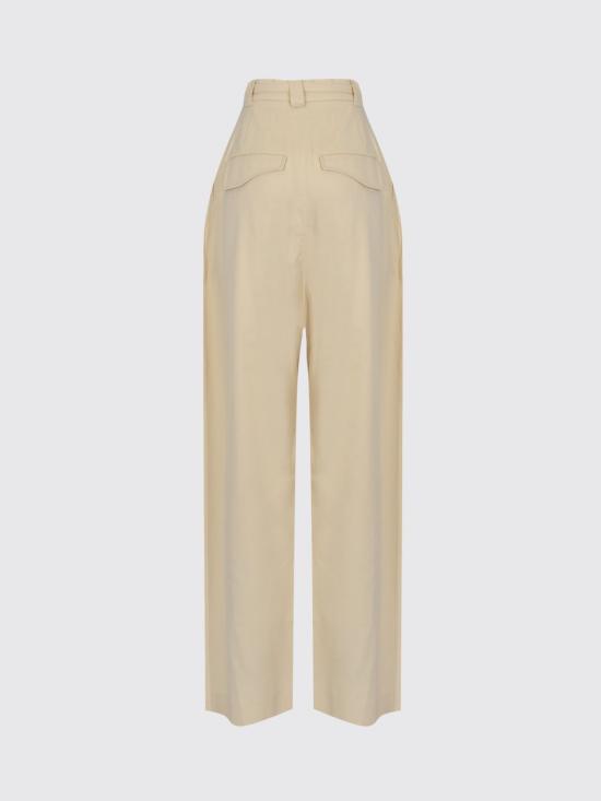 26SS 스포트막스 스트레이트 팬츠 2612131072600 001 Yellow - SPORTMAX