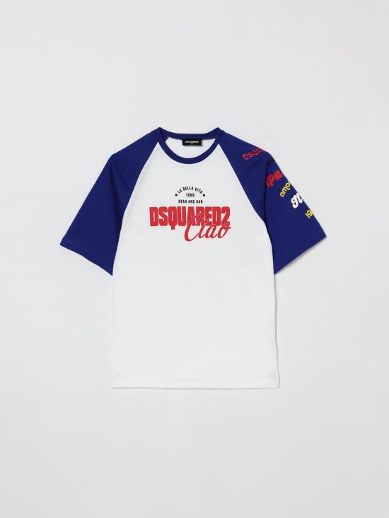 26SS [키즈] 디스퀘어드2 티셔츠 DQ3351D00XM DQ879 Blue