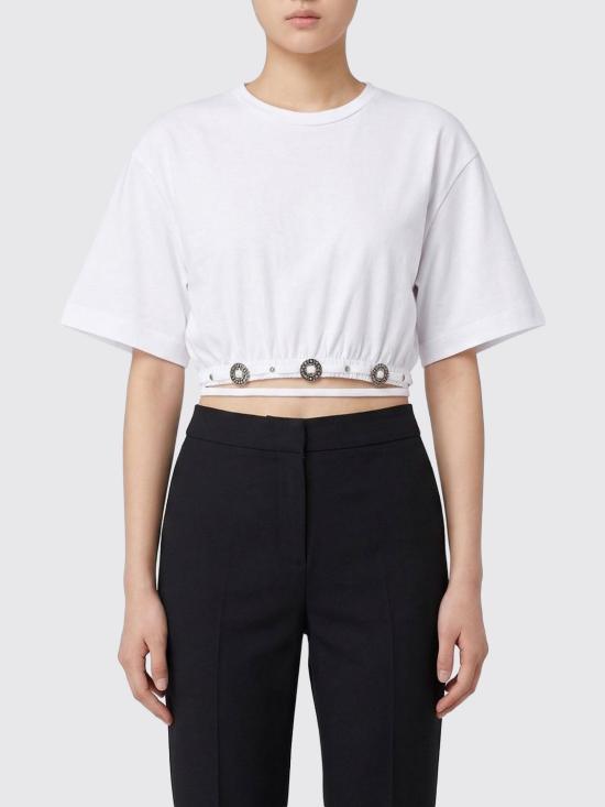 26SS 핑코 반팔 티셔츠 106907A3AR Z04 White