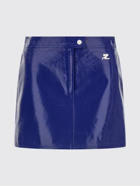 26SS 쿠레쥬 숏 스커트 223CJU001VY0014 7087 Blue - COURREGES