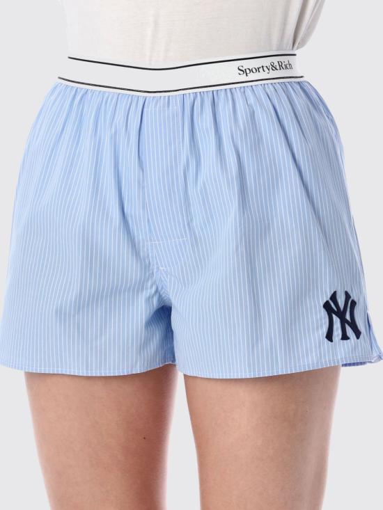 26SS 스포티앤리치 숏팬츠 SH015610675ST02 3674 Blue - SPORTY & RICH