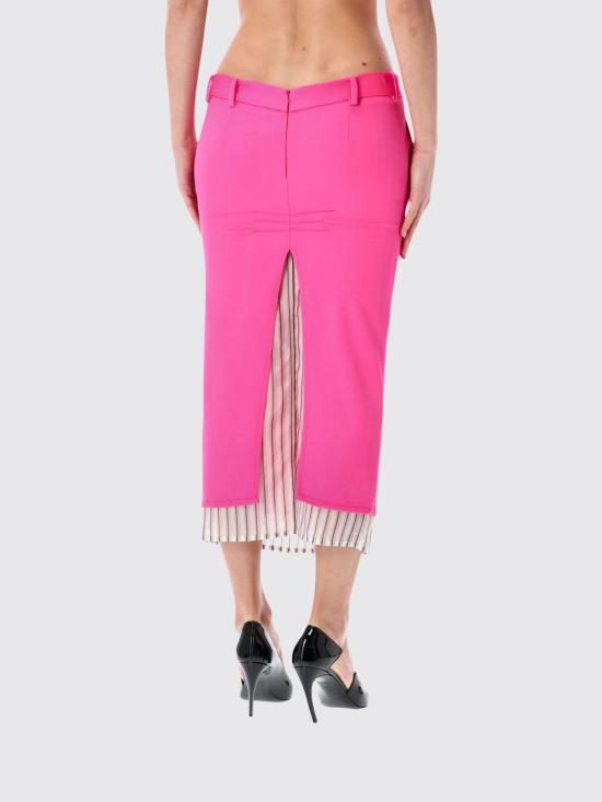 26SS 디 아티코 미디 스커트 WCS00298WWW068AA 367 Pink - THE ATTICO