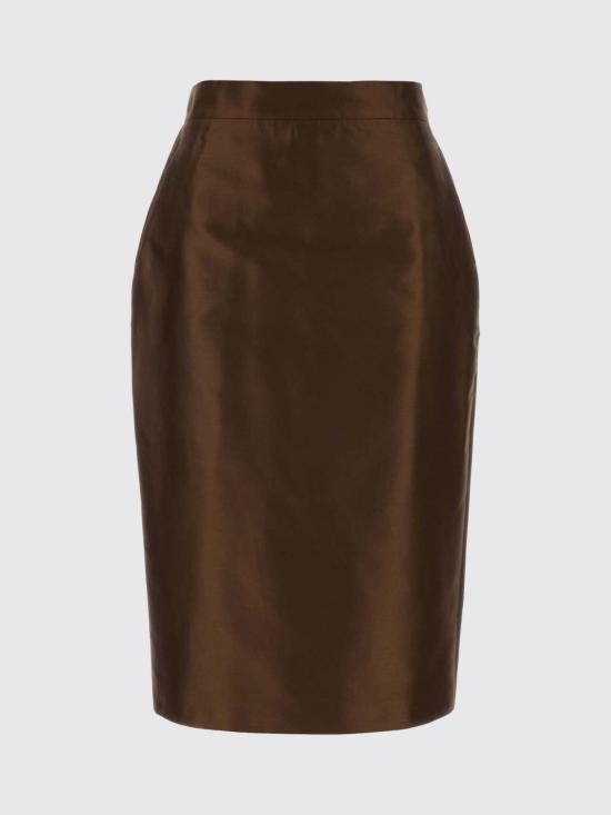 26SS 막스마라 스튜디오 미디 스커트 2616101031600 002 Brown