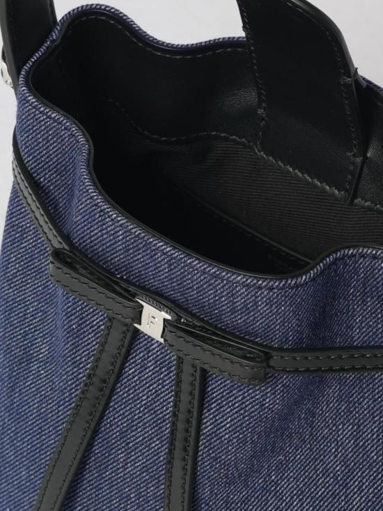 26SS 살바토레 페라가모 토트백 221104 790320 001 Denim - SALVATORE FERRAGAMO