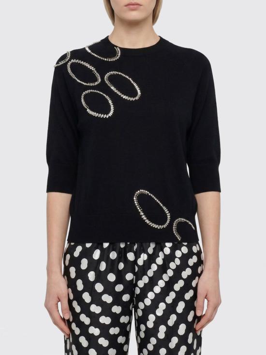 26SS 드리스 반 노튼 스웨터 2610112023700 900 Black