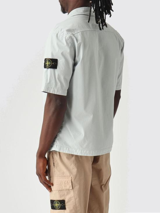 26SS 스톤 아일랜드 반팔 셔츠 1100025S0A10 V0041 Sky - STONE ISLAND