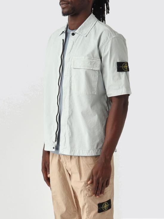 26SS 스톤 아일랜드 반팔 셔츠 1100025S0A10 V0041 Sky - STONE ISLAND