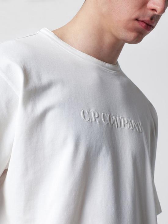 26SS 씨피 컴퍼니 반팔 티셔츠 20CMTS287A006263G 103 White - C.P. COMPANY