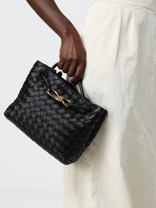 26SS 보테가베네타 안디아모 스몰 토트백 766014VCPP1 1139 Black - BOTTEGA VENETA